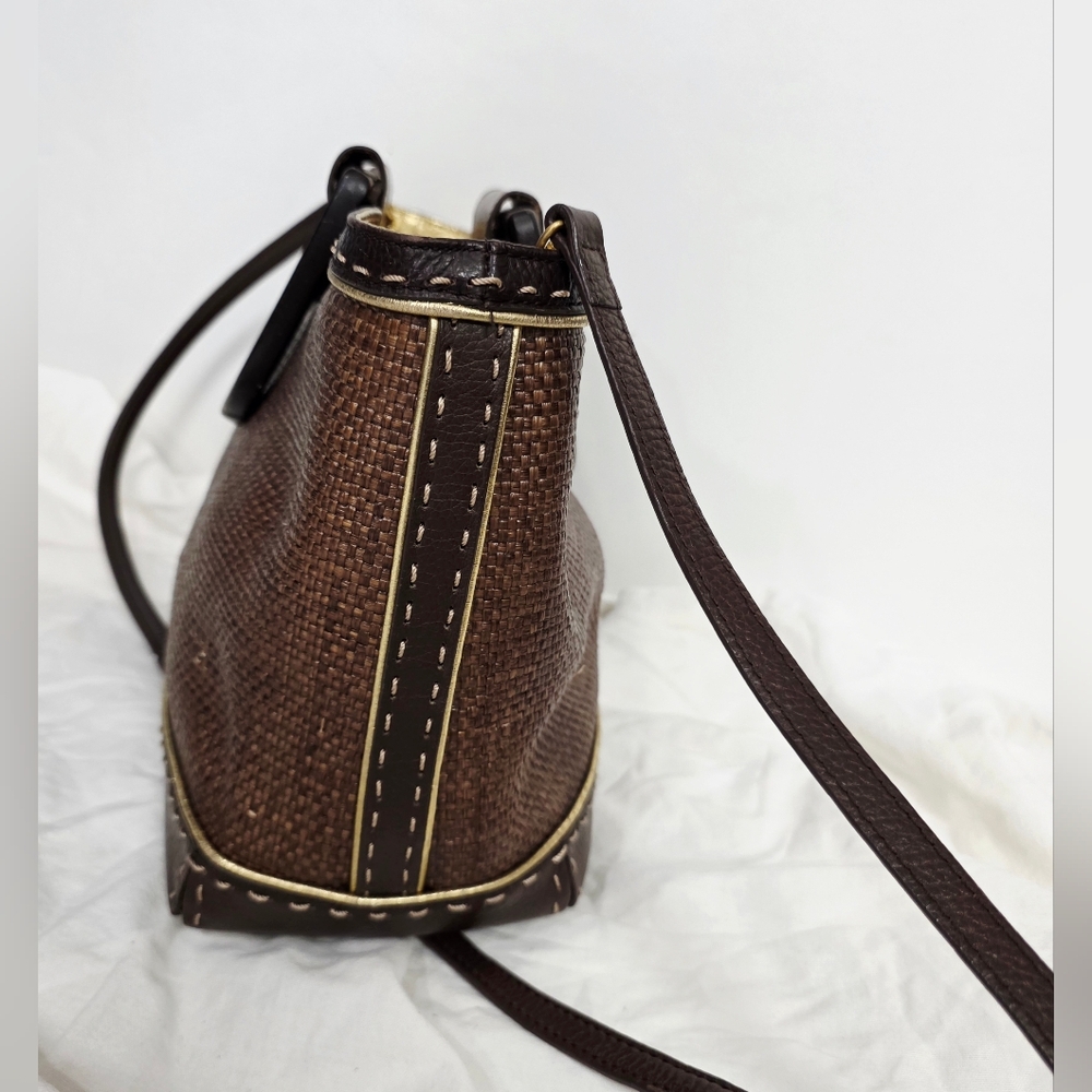 Sigrid Olsen Textured Brown Crossbody Bag - Picture 7 of 8